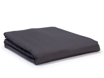 Dark Slate Classic Organic Cotton Sateen Weave Duvet Cover