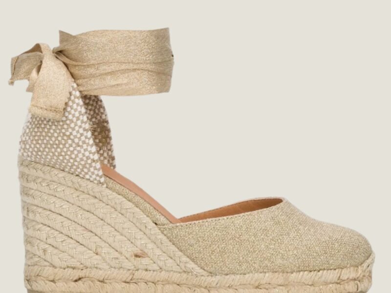 Carina Canvas Wedge Espadrilles | Gold