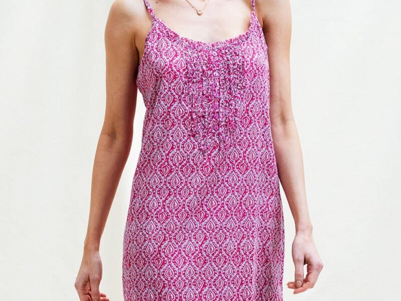 Cayo Organic Cotton Dress | Lilac
