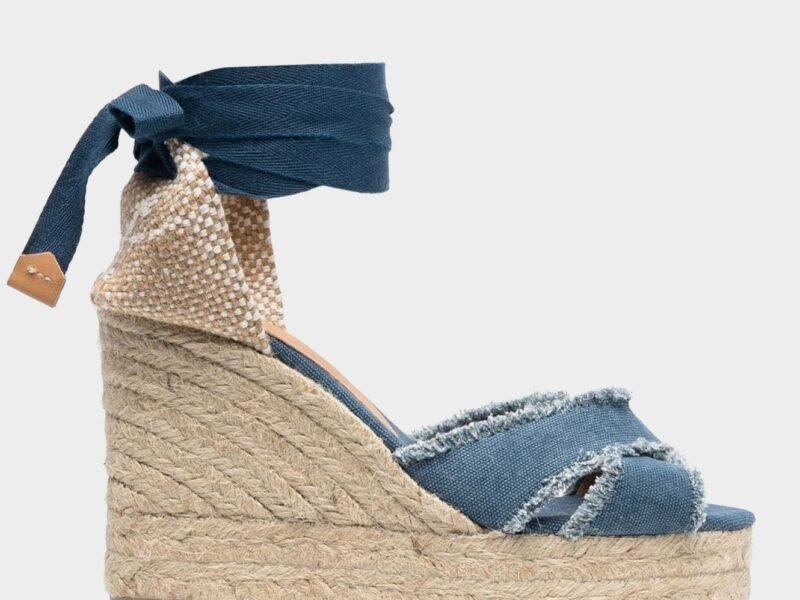 Bluma Canvas Wedge Espadrilles | Denim