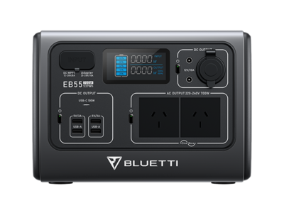 BLUETTI EB55 Portable Power Station | 700W 537Wh - EB55| 700W, 537Wh Power Station