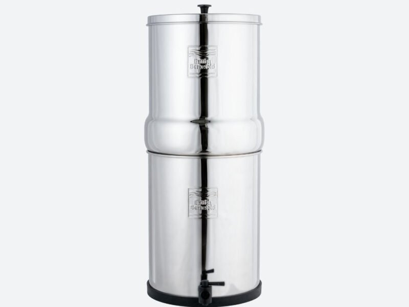 British Berkefeld® Stainless Steel Gravity System + Ultra Sterasyl Ceramic Filters - 8.5L / 2 x Ultra Sterasyl
