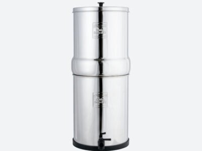 British Berkefeld® Stainless Steel Gravity System + Ultra Sterasyl Ceramic Filters - 8.5L / 4 x Ultra Sterasyl