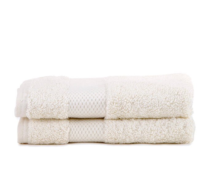 2 Pack Natural Luxury Organic Cotton Face Towel