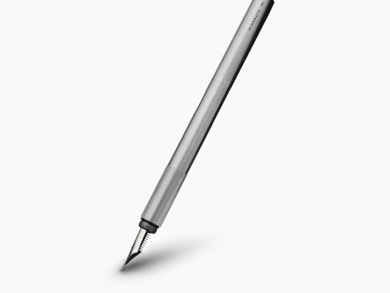 Fountain Pen - Titanium By Wingback | Nib Size: Fine