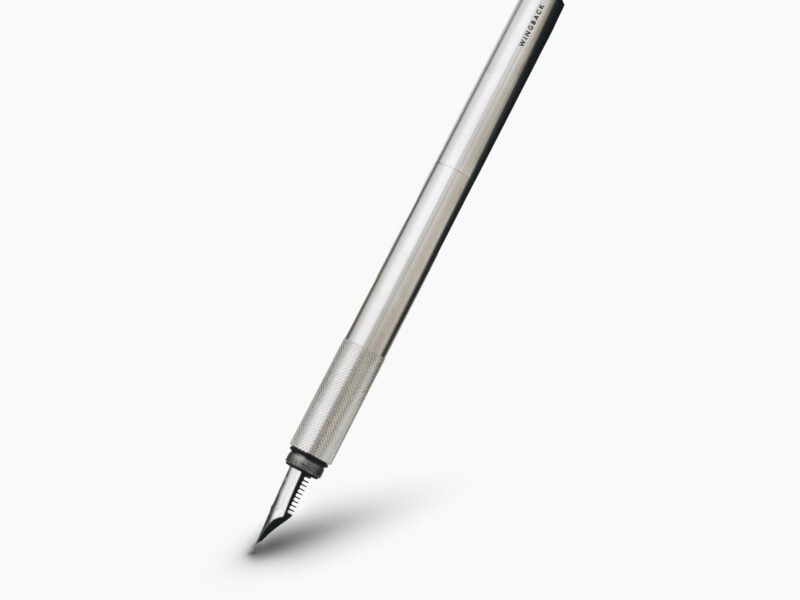 Fountain Pen - Steel By Wingback | Nib Size: Medium