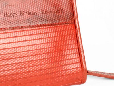 Reclaimed Fire Hose Laptop Case By Elvis & Kresse | Colour: Red