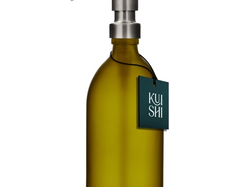 Green Soap Dispenser Stainless Steel Pump