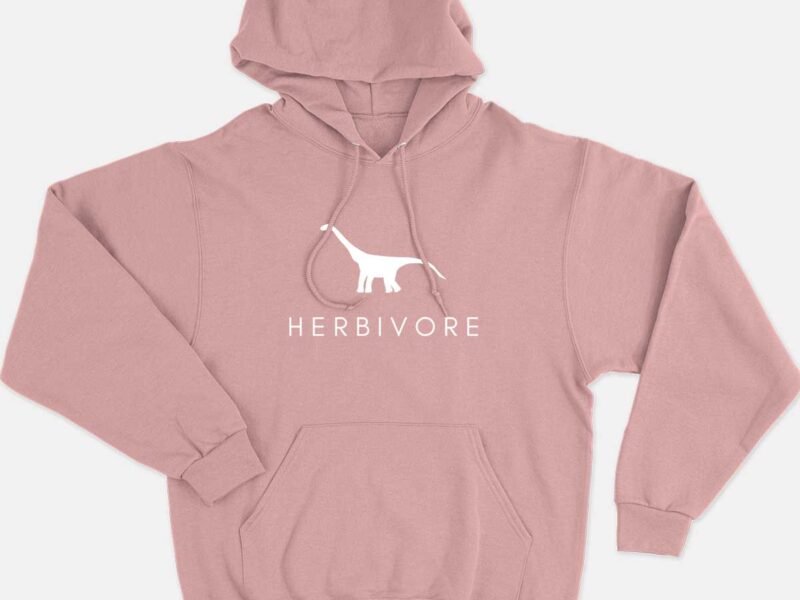 Herbivore Dinosaur Hoodie (Unisex)