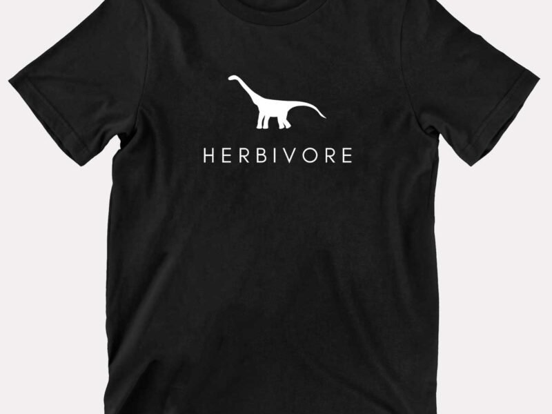 Herbivore Dinosaur Kids T-Shirt (Unisex)