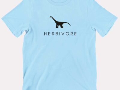 Herbivore Dinosaur Kids T-Shirt (Unisex)