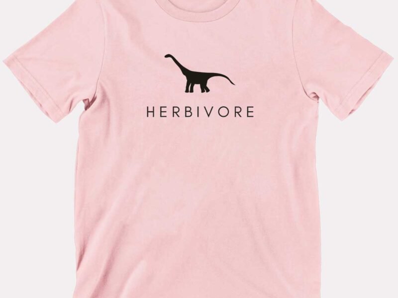 Herbivore Dinosaur Kids T-Shirt (Unisex)