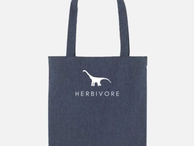 Herbivore Dinosaur Woven Tote Bag, Vegan Gift