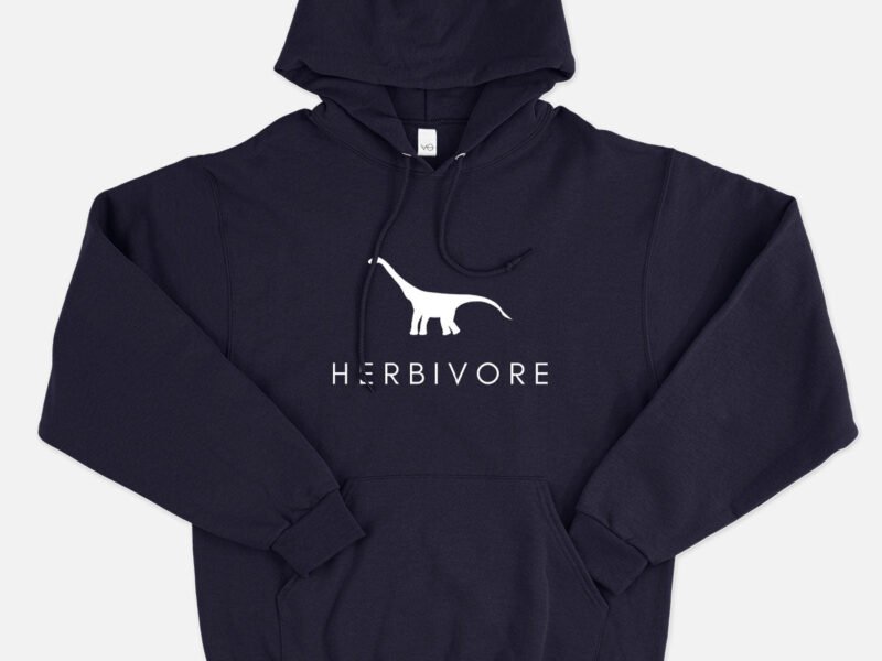 Herbivore Dinosaur Hoodie (Unisex)