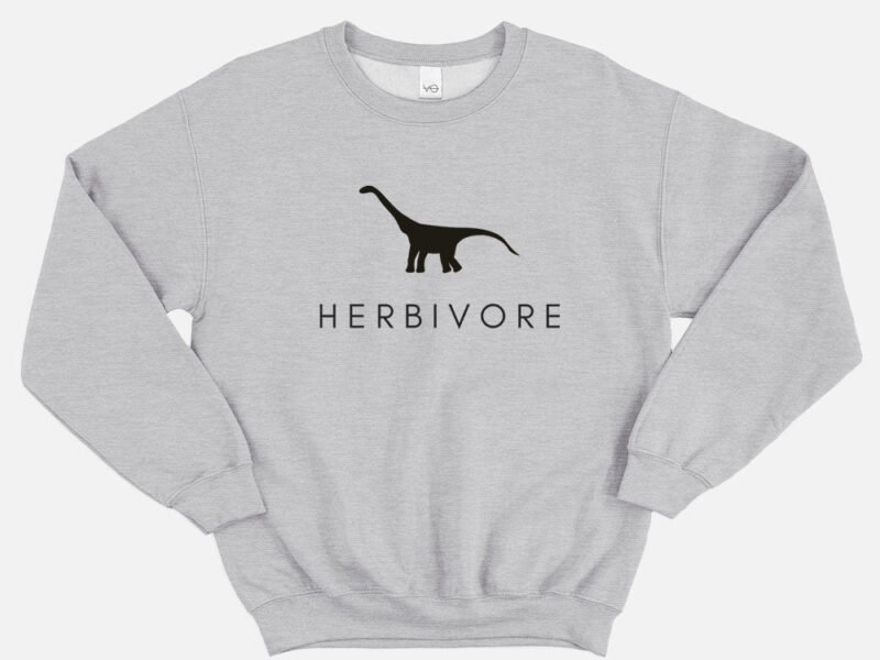 Herbivore Dinosaur Sweatshirt (Unisex)