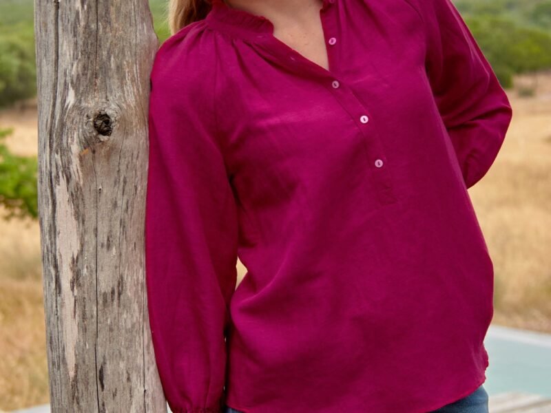 Danna Blouse | Berry