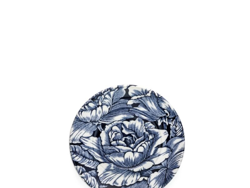 Ink Blue Hibiscus Espresso Saucer