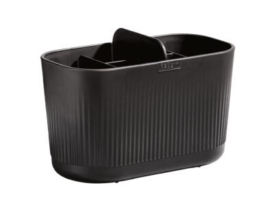 Large Bathroom Caddy By ReBorn | Colour: Graphite Black