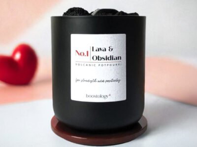 Volcanic potpourri "heart" - lava stone essential oil diffuser (scented)