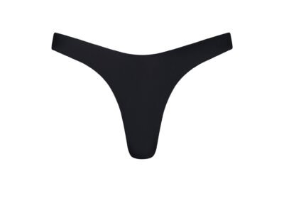 Malibu High Cut Bikini Bottom Black