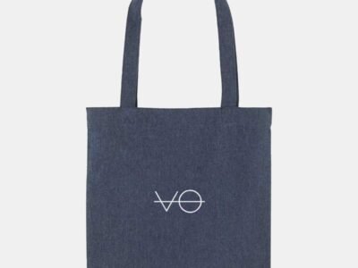 Midnight Blue Organic Tote Bag, Vegan Gift