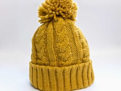 Mustard No-Wool Woolly Beanie