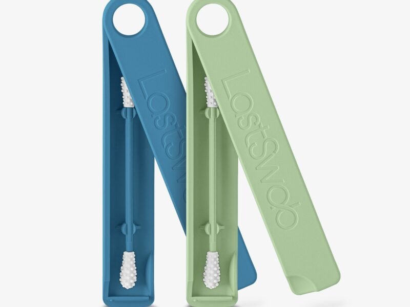 The Reusable Swab, Set of 2 By Last Object | Colour: Green/Blue