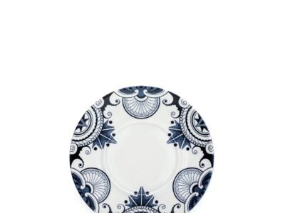 Discontinued Ink Blue Palisade Coffee Saucer Seconds