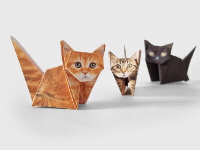 "Paper cats" origami set