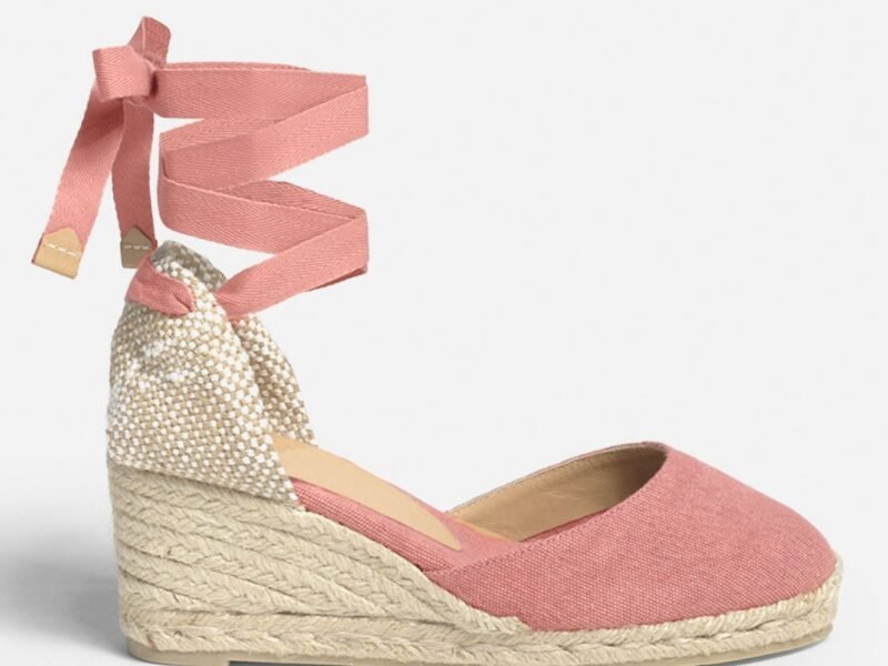 Carina Canvas Wedge Espadrilles | Rosa