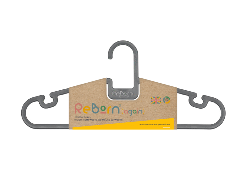 The ReBorn (again) Hangers [pack of 8] By ReBorn | Colour: Dark Grey