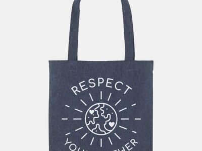 Respect Your Mother Woven Tote Bag, Vegan Gift