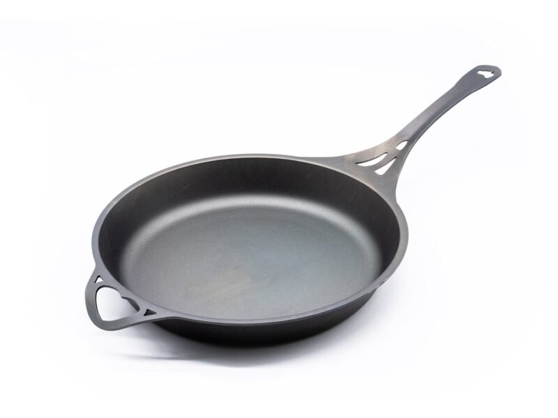 30cm Quenched Seamless Iron Frying Pan By Solidteknics | Size: 30cm