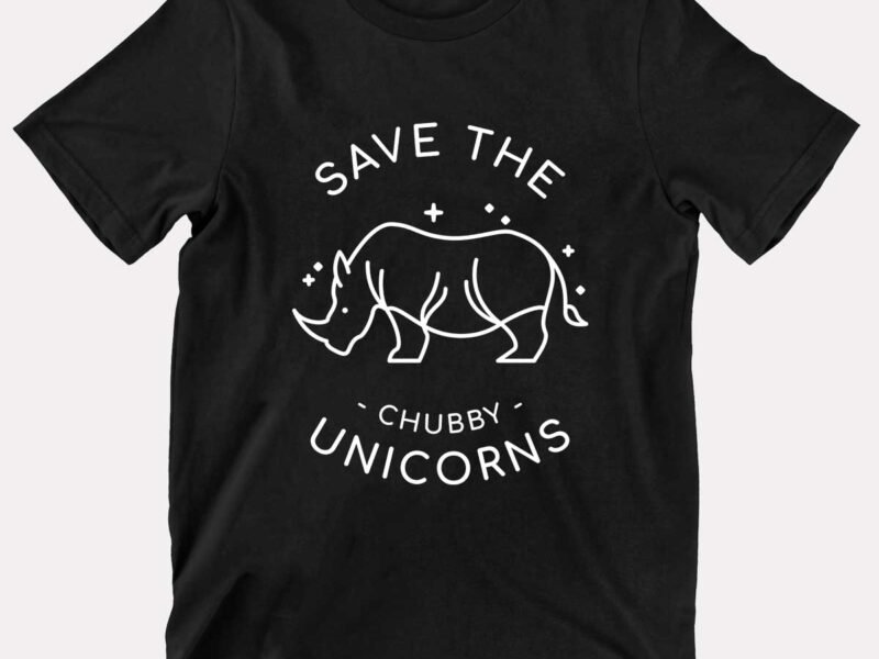 Save The Chubby Unicorns Kids T-Shirt (Unisex)