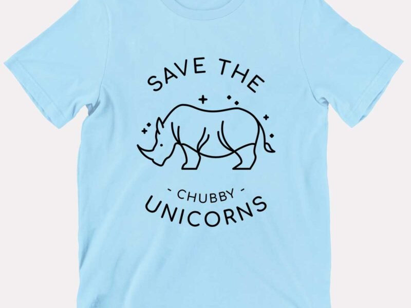 Save The Chubby Unicorns Kids T-Shirt (Unisex)