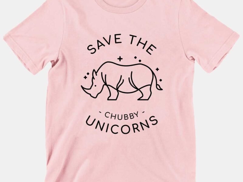 Save The Chubby Unicorns Kids T-Shirt (Unisex)