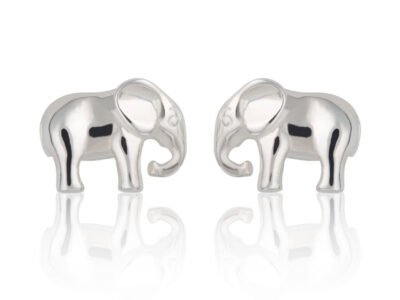 Recycled sterling silver "nature" stud earrings (3 designs)