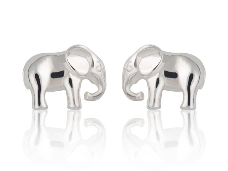 Recycled sterling silver "nature" stud earrings (3 designs)