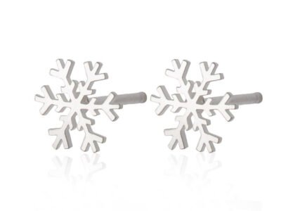 Recycled sterling silver "nature" stud earrings (3 designs)