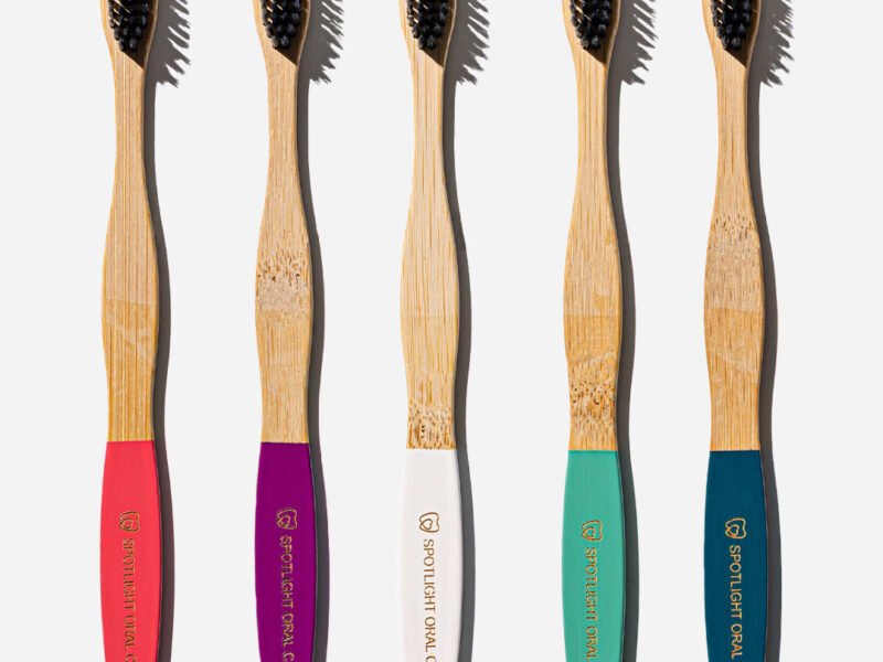 5-Pack Bamboo Toothbrushes