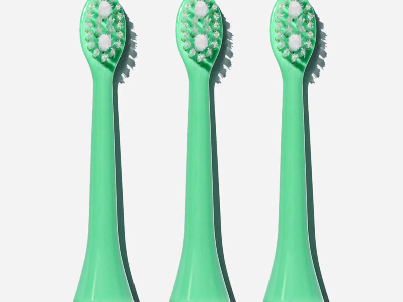 Sonic Toothbrush Replacement Heads · Coral Green