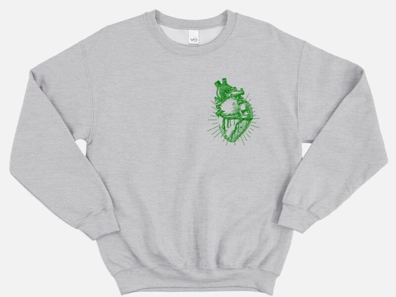 Vegan Anatomy Heart Sweatshirt (Unisex)