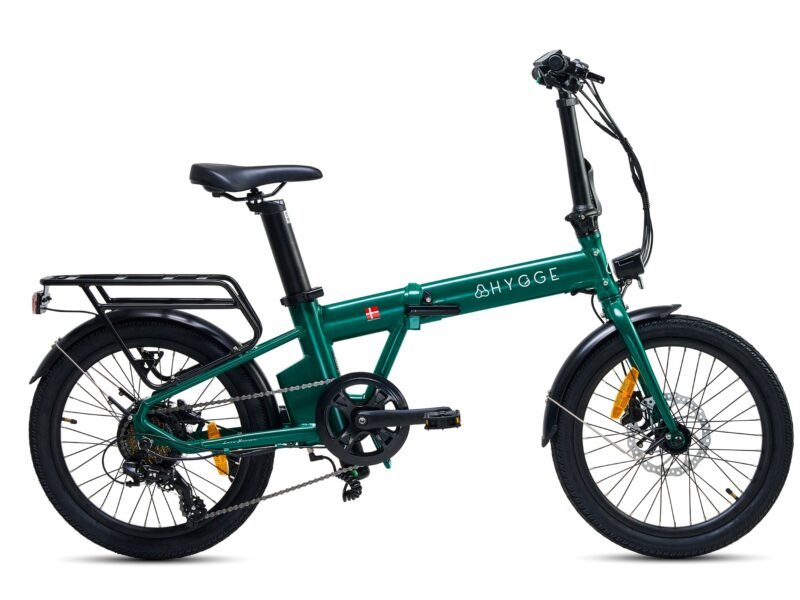 Hygge Virum Electric Bike British Racing Green With 250W 36V Hub Motor - British Racing Green