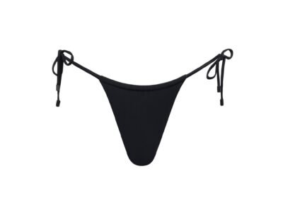 Waikiki String Tie Bikini Bottom Black