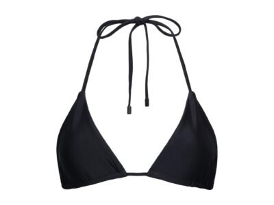 Waikiki Triangle String Bikini Top Black