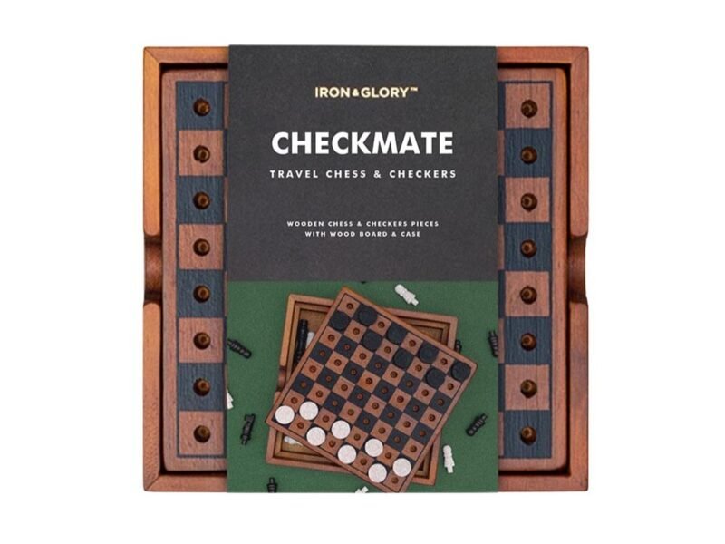 "Checkmate" chess & checkers duo