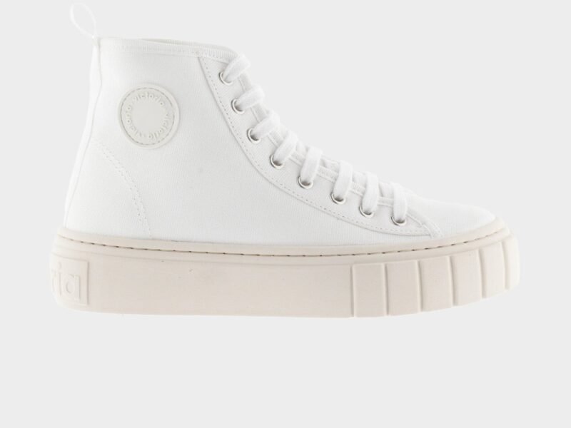Abril High Top Trainers | White