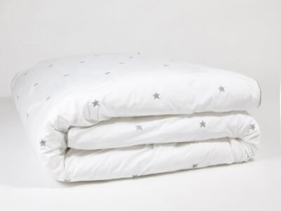 Amongst The Stars Duvet Cover By Dip & Doze | Size: Double | Colour: Pebble Grey