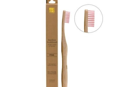 Bamboo Toothbrush Pink