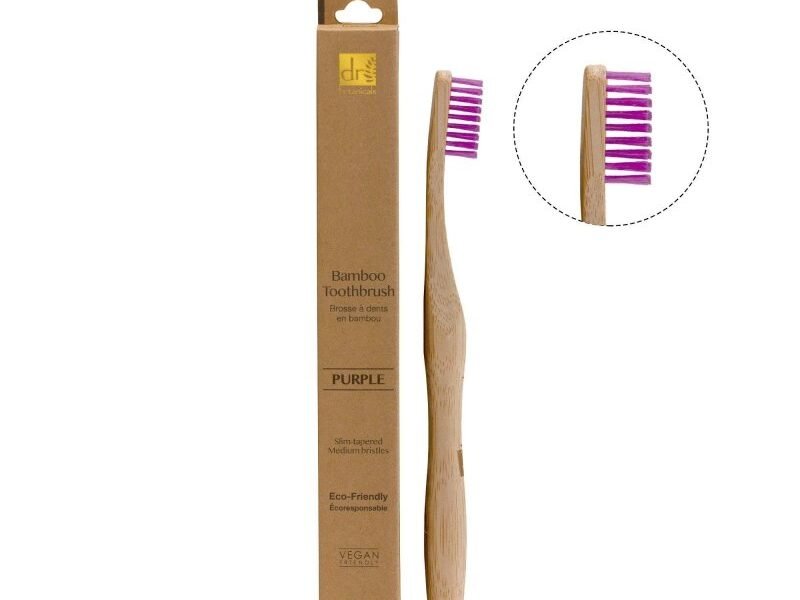 Bamboo Toothbrush Purple